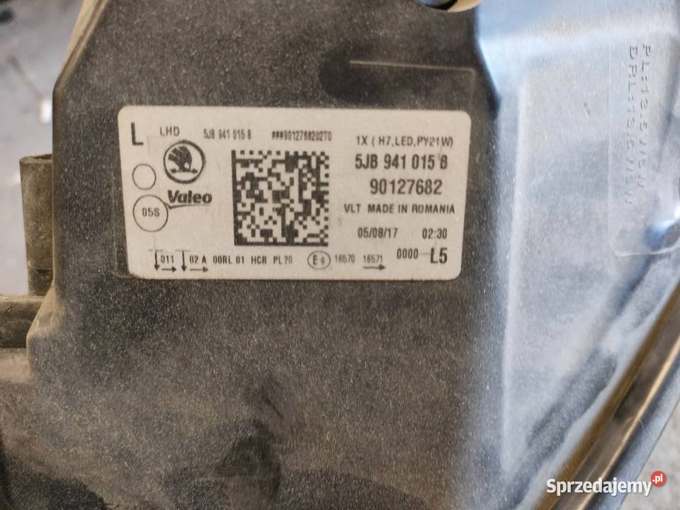 Lampa skoda Rapid Zabrze