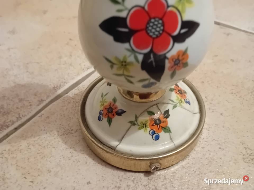 Lampa Lumet poznań podstawa lampy porcelana Dębica
