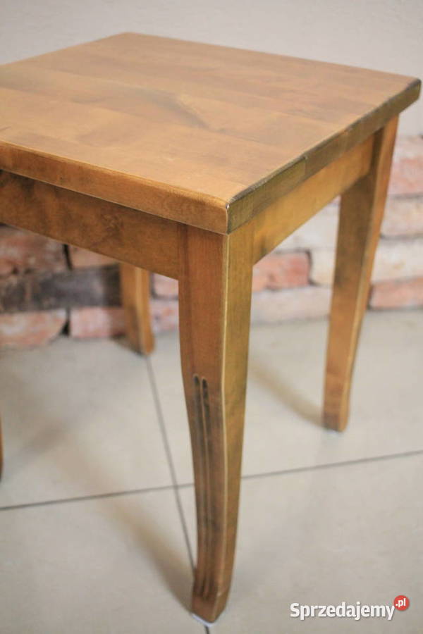 Taboret lite drewno piękne wykonanie Pszczyna