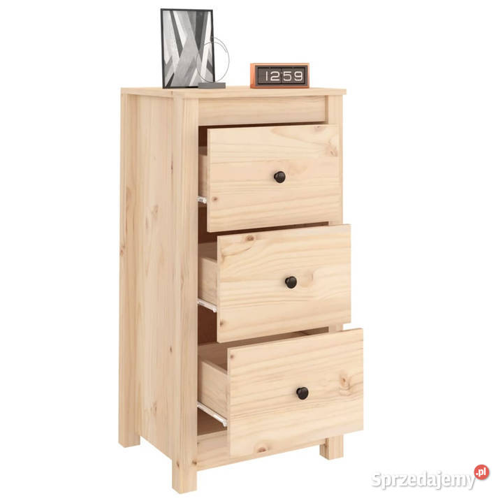 Szafki 2 40x35x80 lite drewno sosnowe WM813740 Warszawa