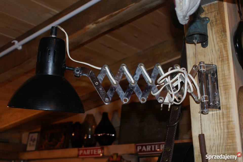 Lampa ścienna nożycowa loft vintage Oświetlenie Warszawa sprzedam