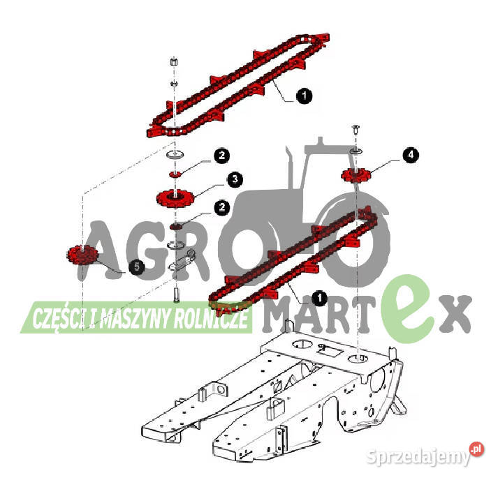 87665842 TULEJA CNH Wichrów