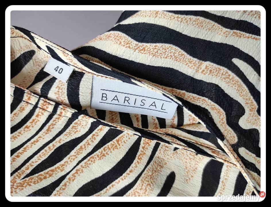 Barisal Koszulka bluzka 40 L i 42 XL panterka brązowy/beżowy Płock sprzedam