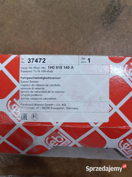 Czujnik prędkości VW Golf 4 Audi osobowe Limanowa