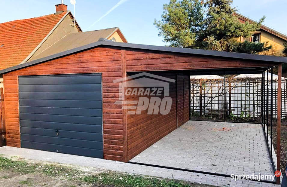 Garaż blaszany 4x6 wiata Brama Drzwi Sprzedaż Toruń