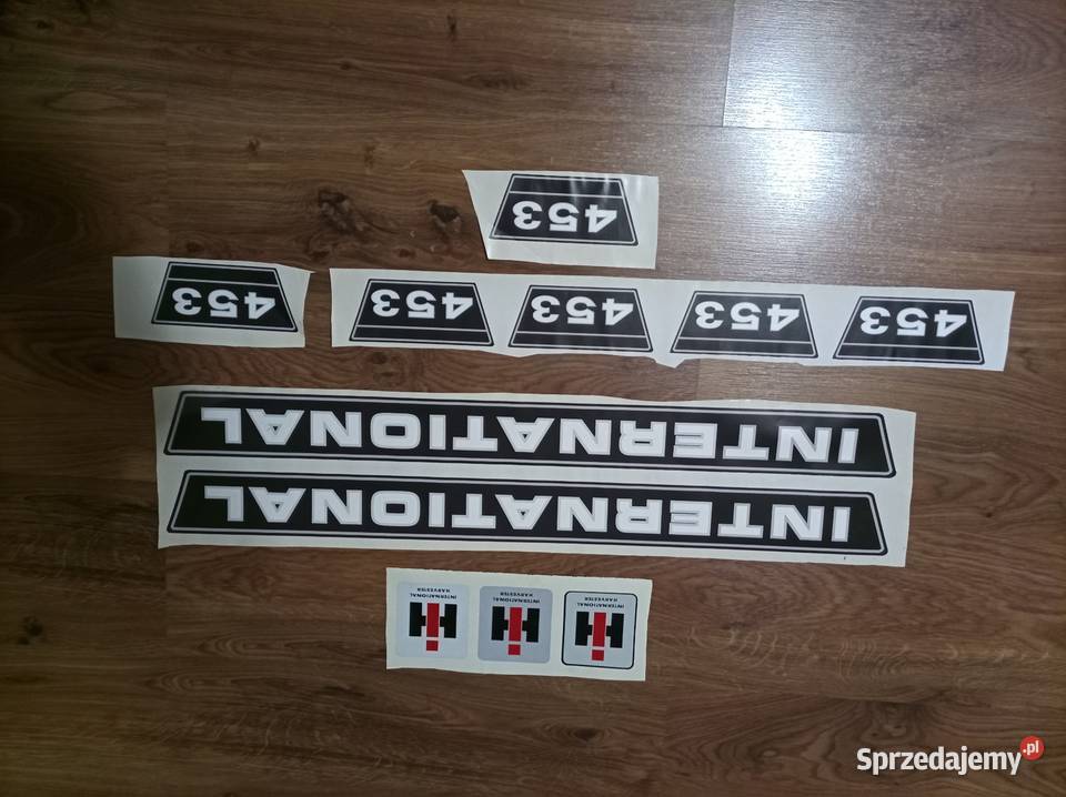 Naklejki na ciągnik International wielkopolskie Koło