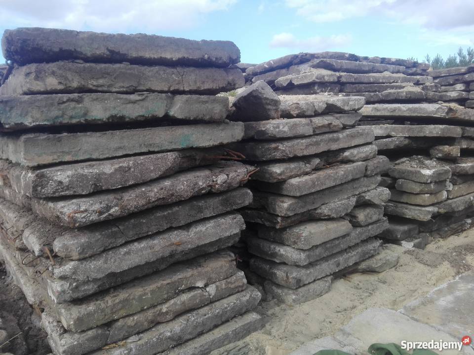 Płyty drogowe betonowe Używane Bytów