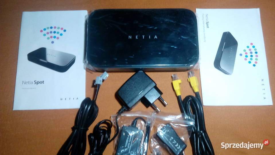 Tanio Router WIFI NetiaSpot1 nowy Internet i komunikacja Łódź sprzedam