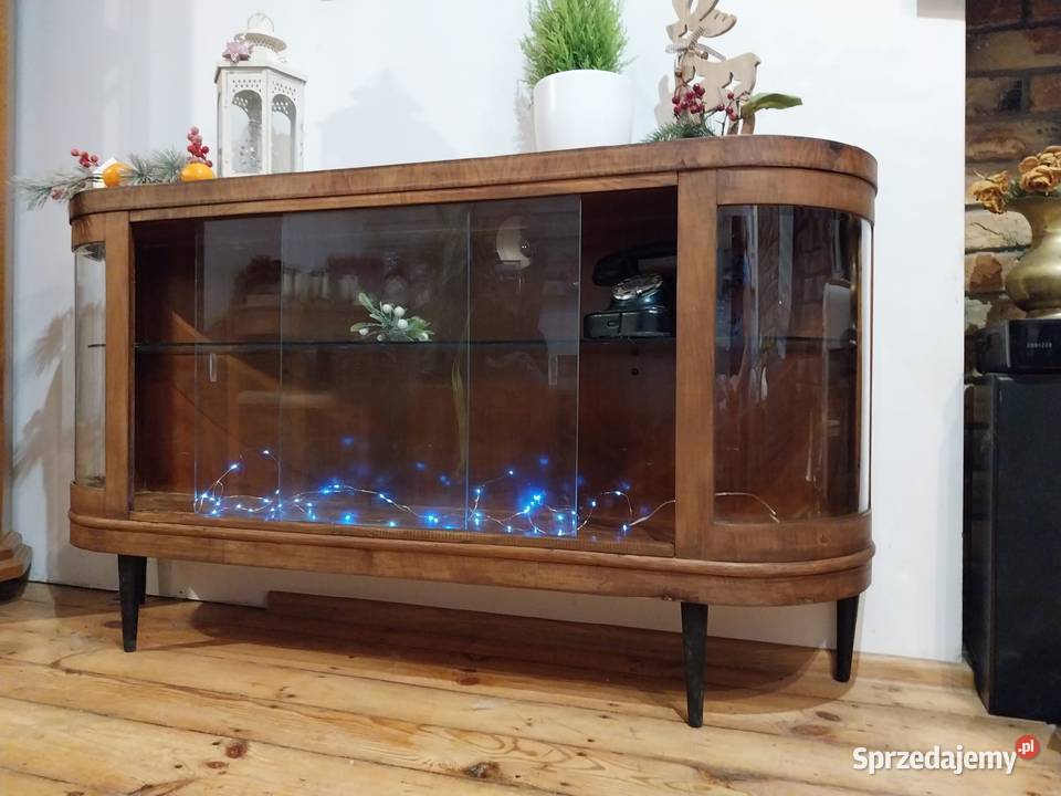 Komoda przedwojenna serwantka witryna retro Gdańsk