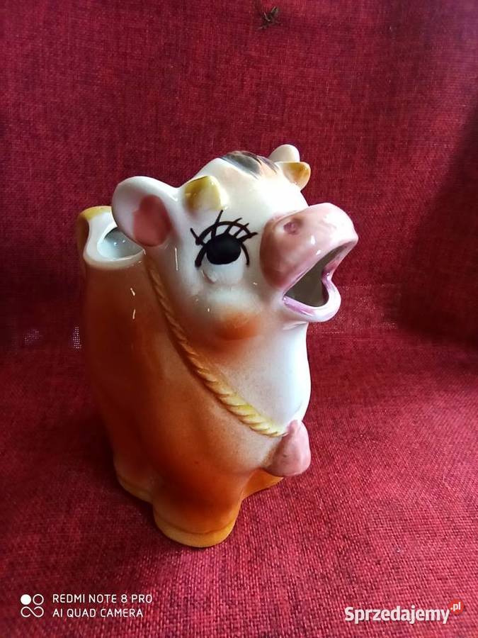 Mlecznik krówka Brązowa Porcelana i szkło Gdańsk
