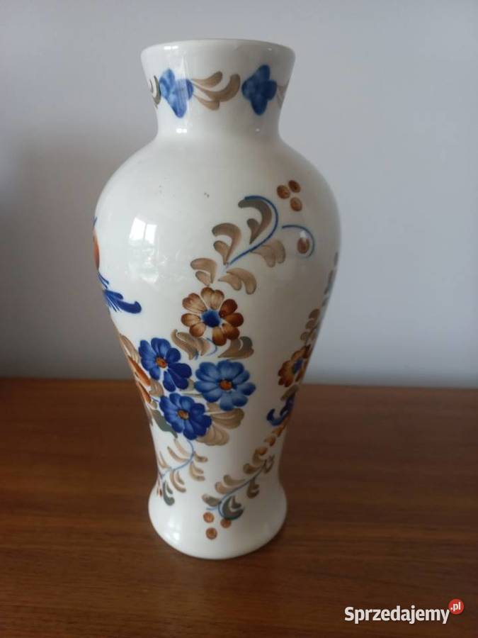 Wazon fajans Włocławek ptak Toruń