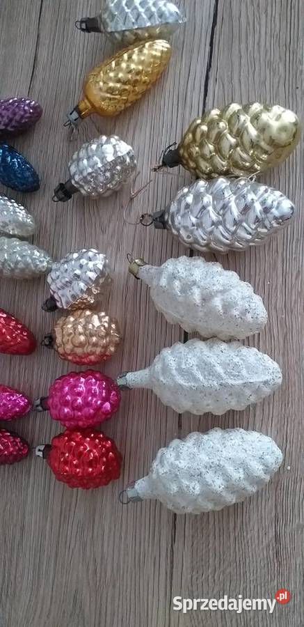 Bombki szyszki prl Przedbórz