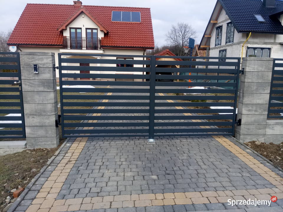 Brama dwuskrzydłowa D02 ocynkkolor dowolny małopolskie