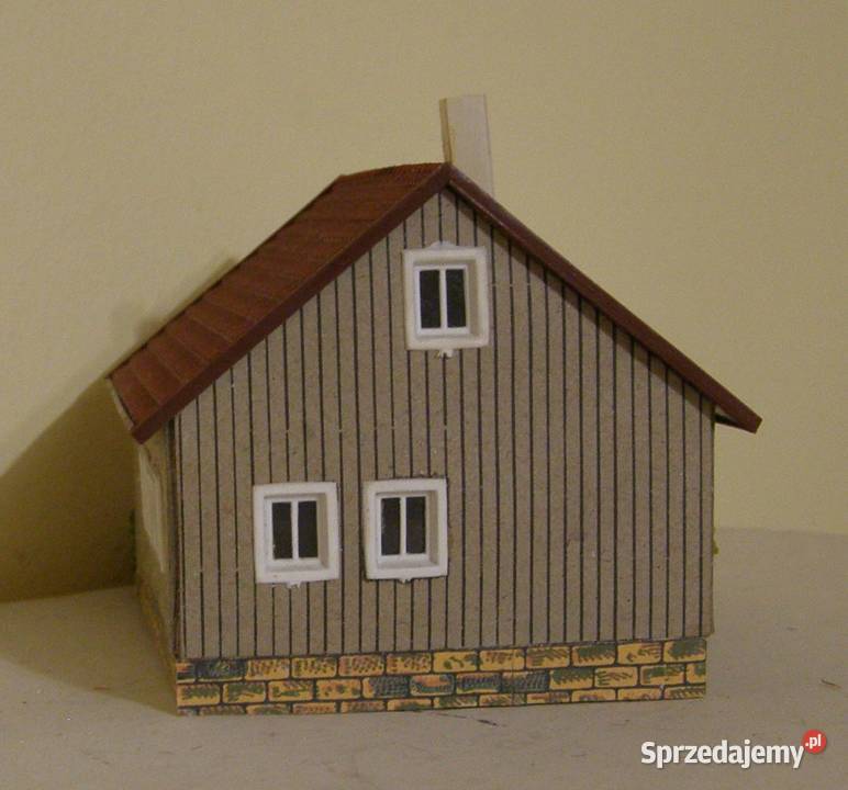 Domek na makietę 32 kolejka skala H0 Łódź