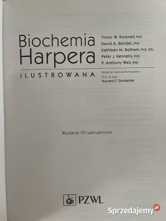 Biochemia Harpera Aleksandrów Łódzki