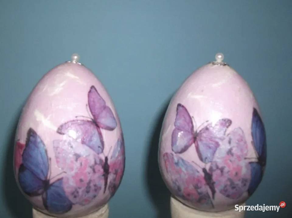 Pisanka kraszanka zdobiona metodą Decoupage łódzkie Łódź