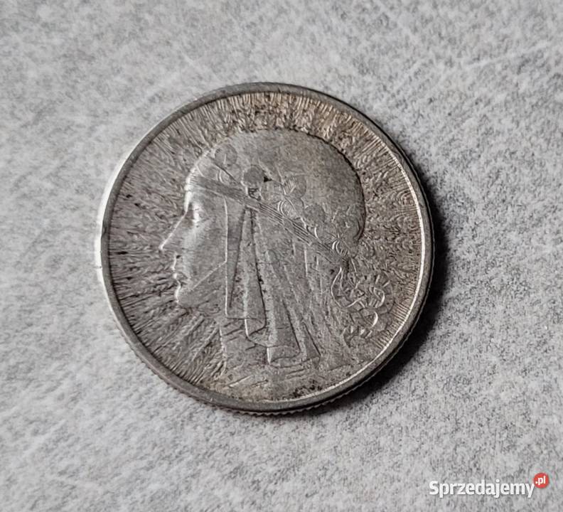 137 POLSKA II RP srebro 2 Złote 1934 r Głowa Numizmatyka Wola Kruszyńska