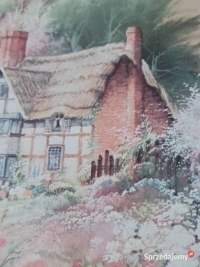 vintage obraz print Malarstwo Antyki, Sztuka, Kolekcje małopolskie Nowy Targ