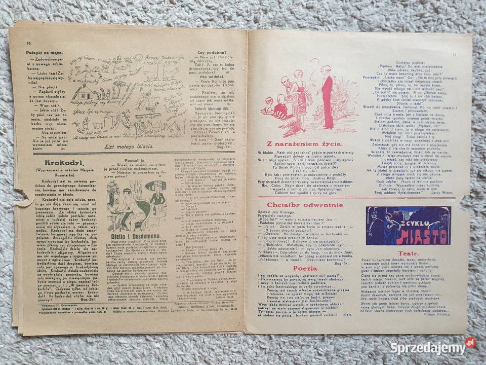 Wolne Żarty tygodnik satyryczny lata 20te XXI Gdynia