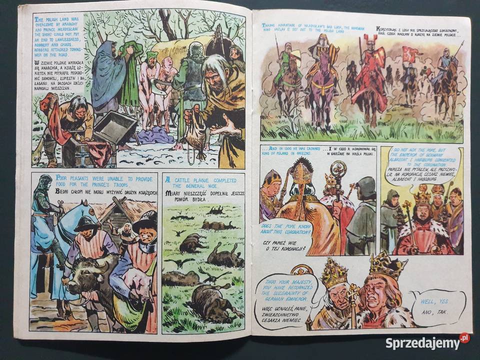 Władysław Łokietek Wladyslaw The Short komiks Polskie Gdynia