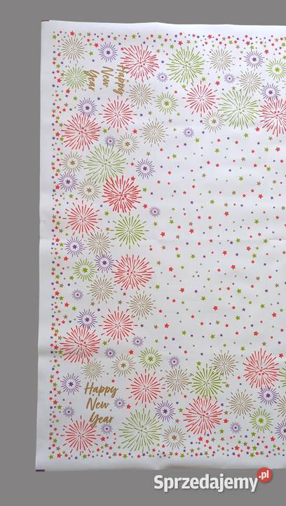 Zestaw 2 serwetek świąteczne nowy na białym tle