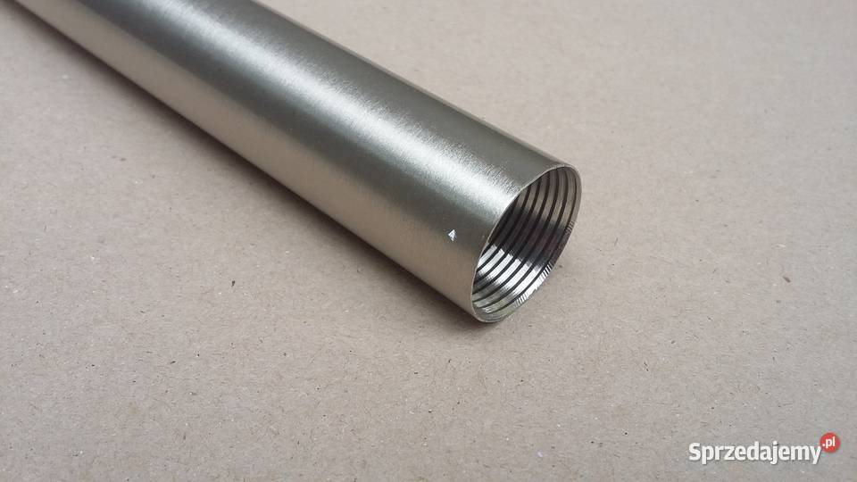 Rurka do lampy STAL 1065mm DUŻE GWINTY biały Warszawa