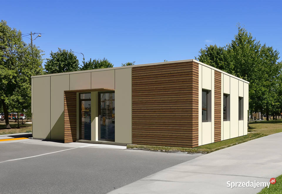 Kontener biurowy usługowy 80m2 na pełnej ramie Katowice sprzedam