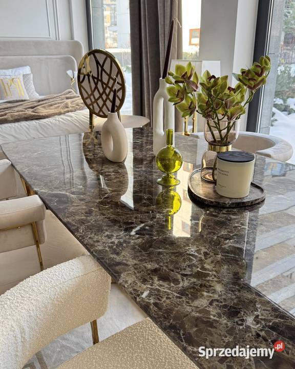 Ekskluzywny Stół Glamour Złoty KENT 220 Warszawa sprzedam