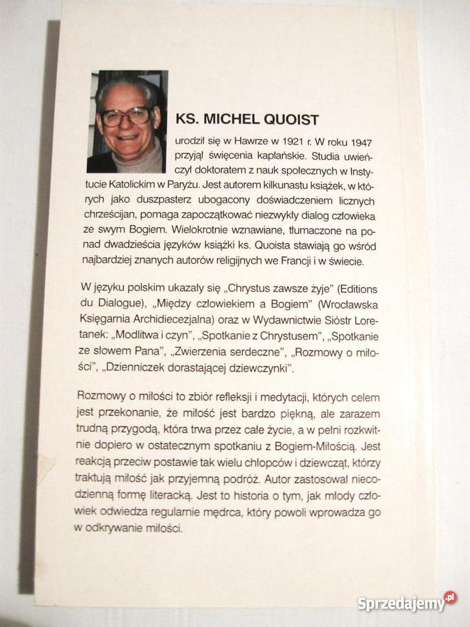 Rozmowy o miłości Michel Quoist Poznań