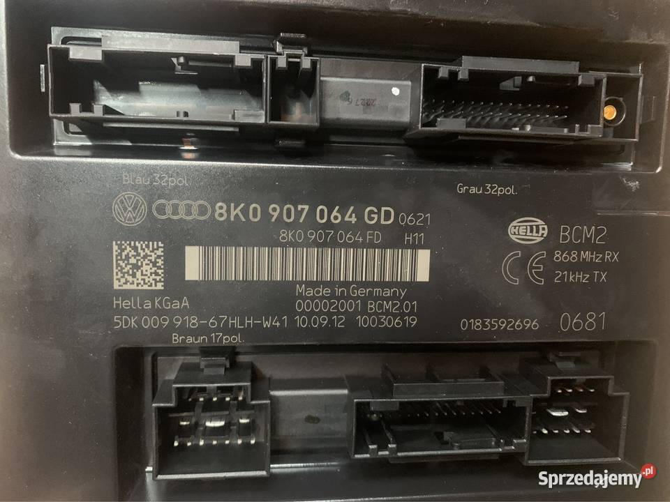 Sterownik moduł komfortu 8K0907064GD audi a5 8t zachodniopomorskie