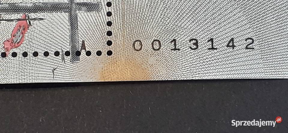 RARYTASUNIKAT BLOK 284 Błąd druku Makulatura Zadąbrowie sprzedam