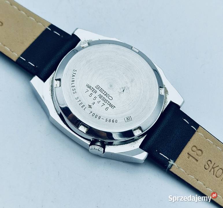 STALOWY MĘSKI NARĘCZNY ZEGAREK SEIKO 5 AUTOMATIC Grudziądz
