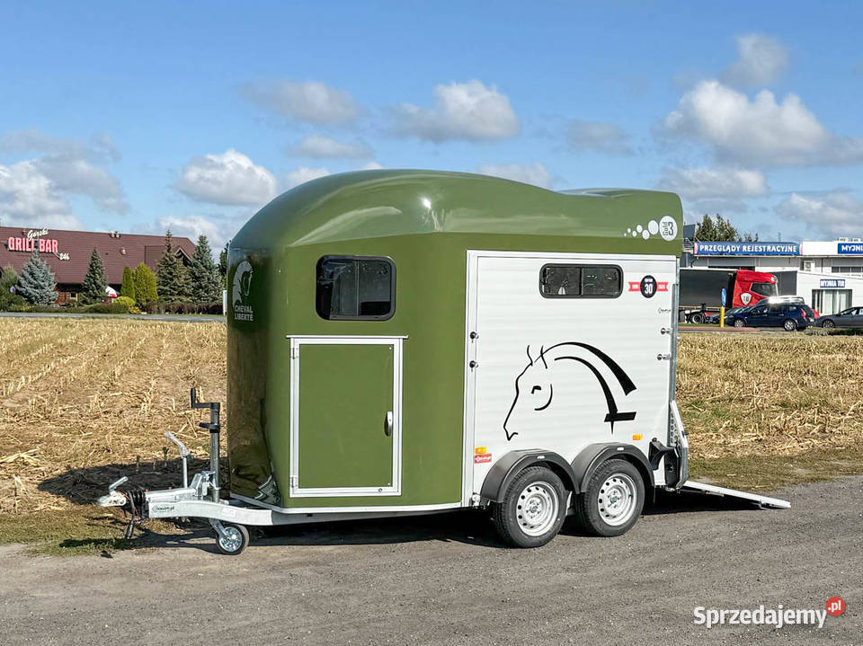 Przyczepa do koni Debon Gold 3 nowa prezent Kotlin