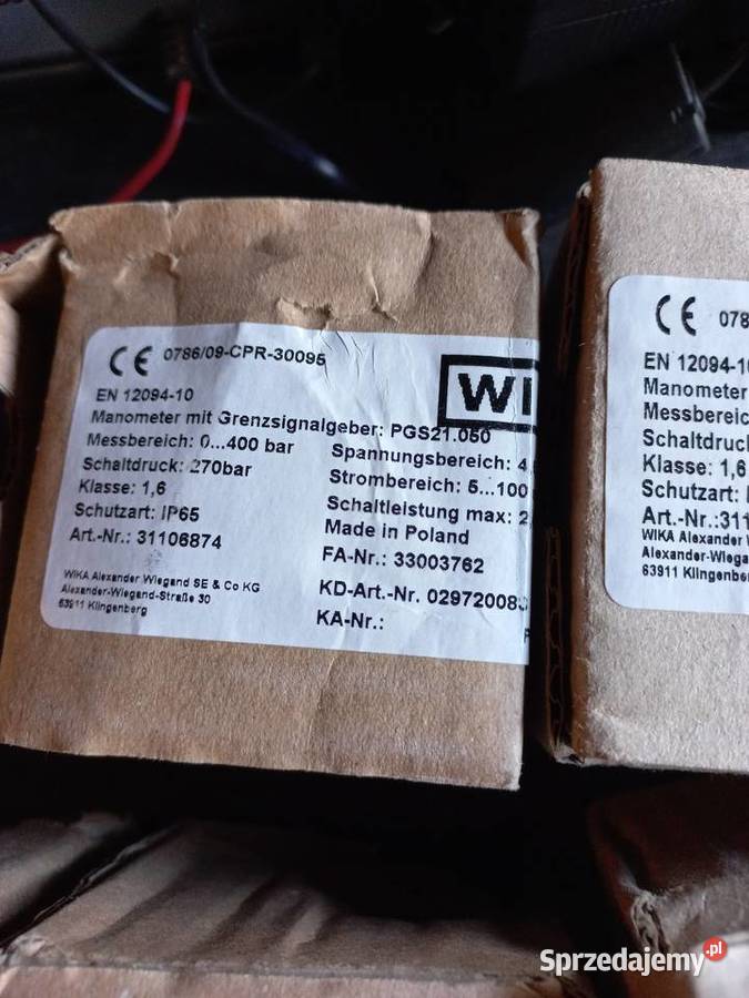 Manometr wika Warszawa