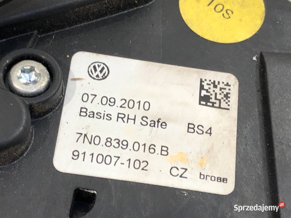 ZAMEK DRZWI PRAWY TYŁ SEAT ALHAMBRA II Hatchback podkarpackie