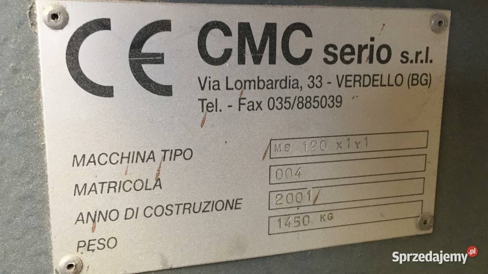 Szczotkarko postarzarka CMC pomorskie Wejherowo