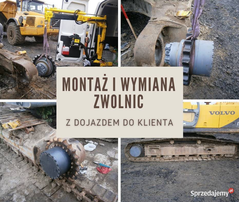 Montaż i wymiana zwolnic przekładni jazdy z