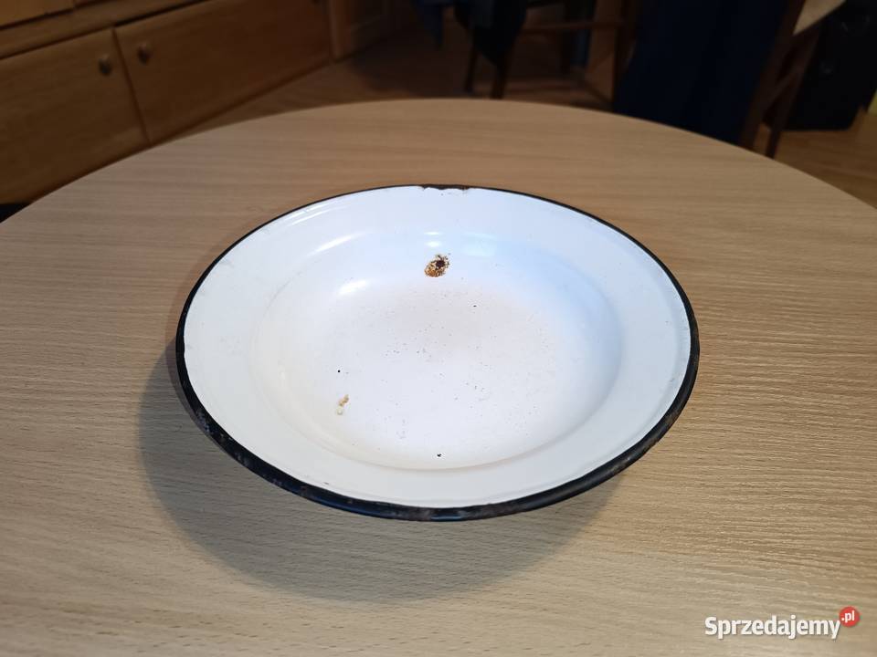Talerz emaliowany Olkusz 24 miska talerzyk Rzeszów sprzedam