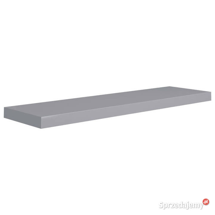Półka ścienna szara 90x235x38 MDF WM323859 Warszawa