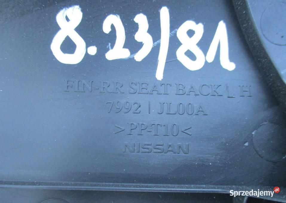 OSŁONA PLASTIK ZAŚLEPKA INFINITI G37 0809 wielkopolskie Nowy Tomyśl