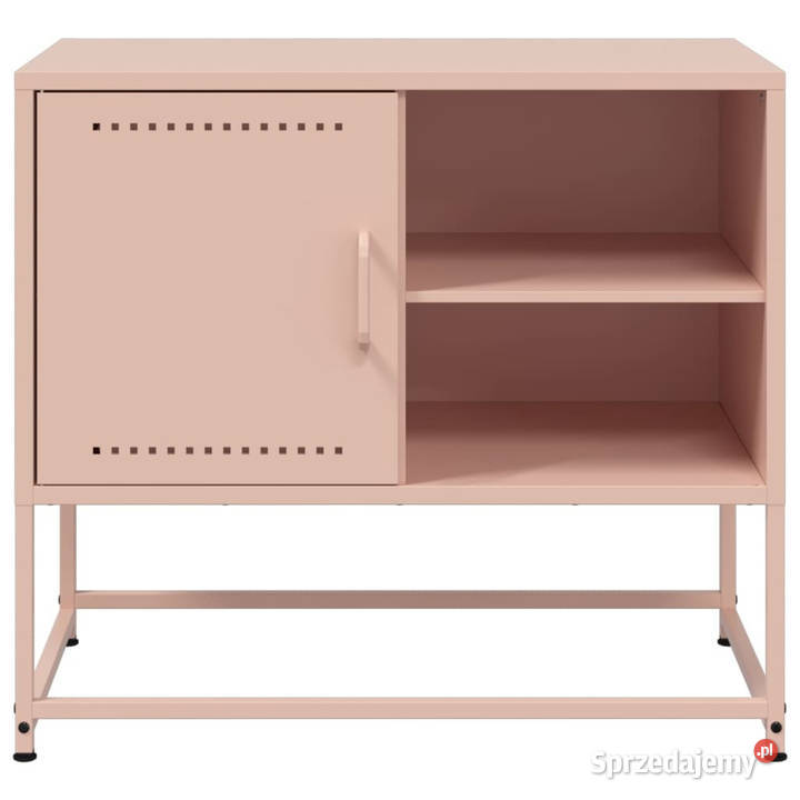 Szafka pod telewizor różowa 68x39x605 stalowa Warszawa