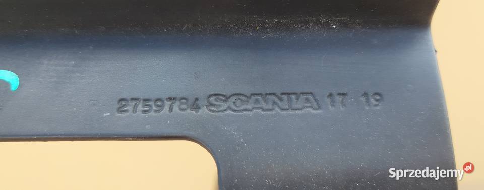 SCANIA R S OSŁONA MASKOWNICA REFLEKTORA LEWEGO Oświetlenie Trzciel sprzedam