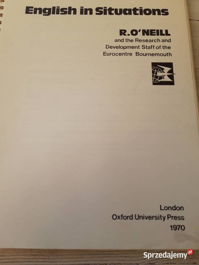English in Situations R O Neill 1970 śląskie Bielsko-Biała