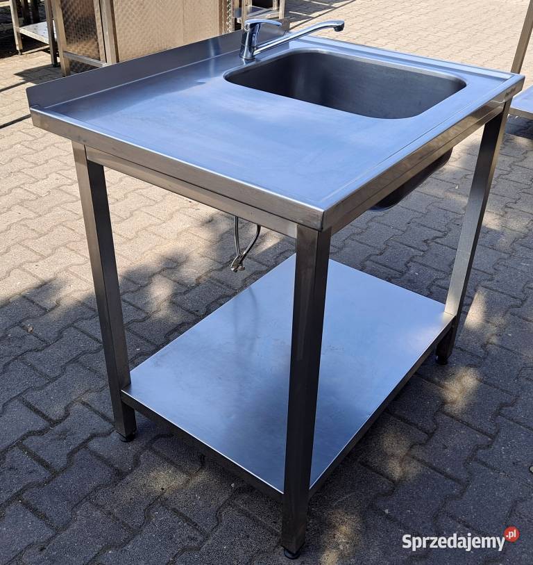 ZLEW 1 KOMOROWY Z PÓŁKĄ DORA METAL 907085 M799N wielkopolskie Nowe Skalmierzyce