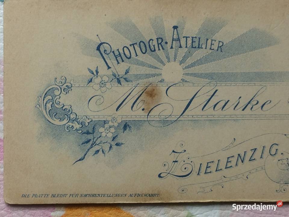 1239 SULĘCIN Niemieckie Zdjęcie Kartonikowe