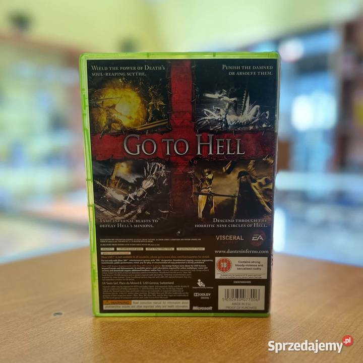 Gra na Xbox 360 Dantes Inferno Elbląg