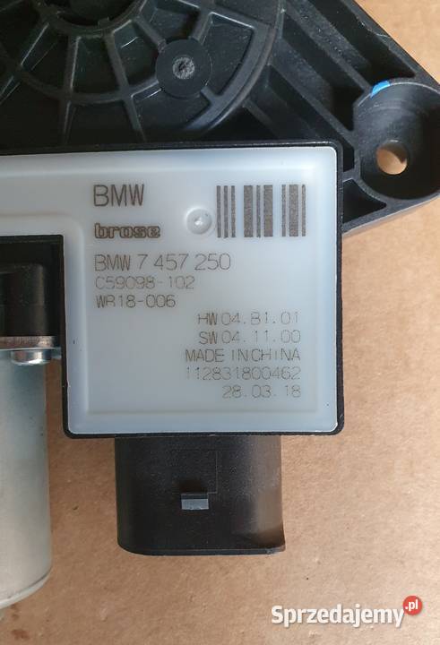Podnośnik szyby przód BMW G01 G02 F97 F98 Łódź