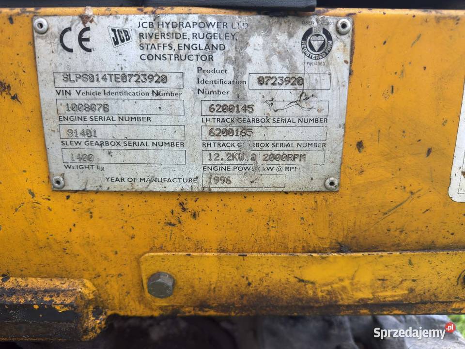 koparka JCB 8014 dolnośląskie Rogów Sobócki
