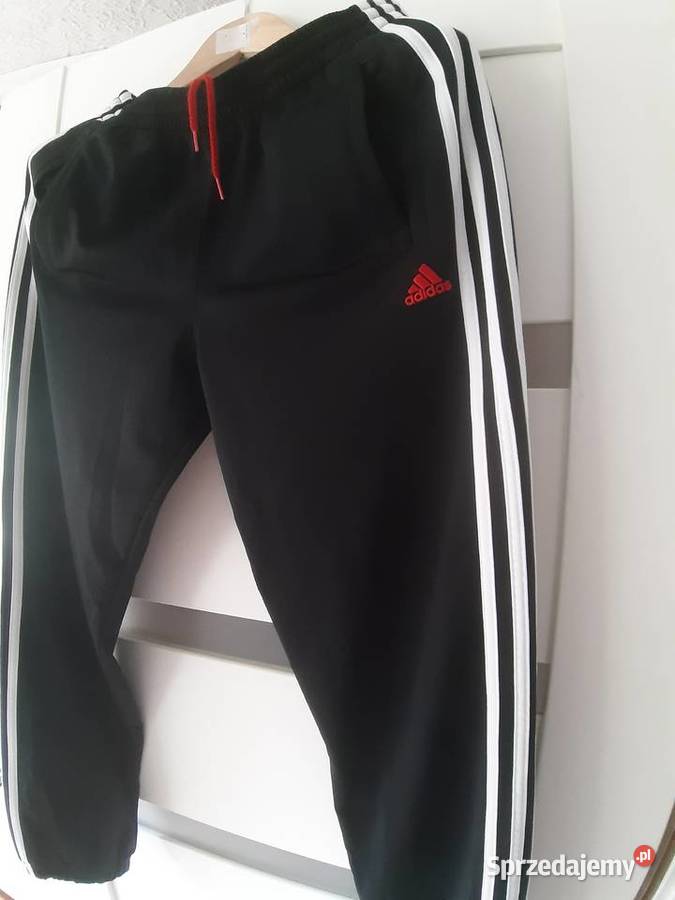 Adidas dres M czarny unisex 100 Oryginał piekny Podkowa Leśna