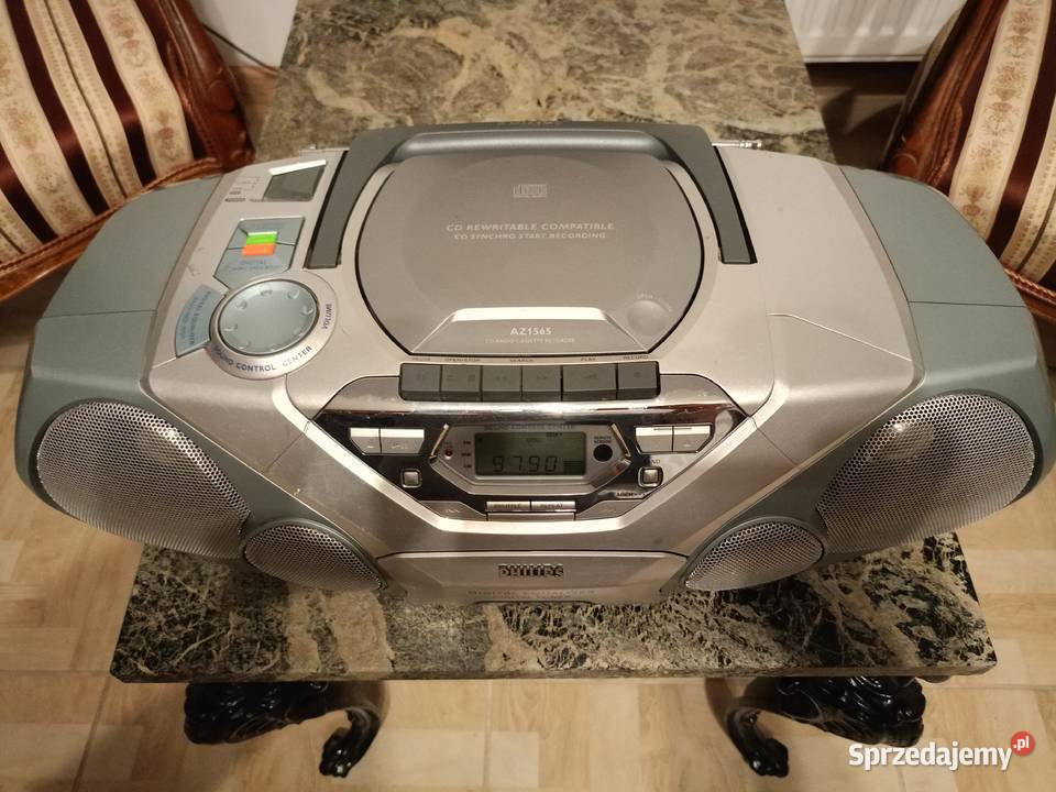 Radiomagnetofon Mega Boombox PHILIPS AZ1565 Audio Drawski Młyn